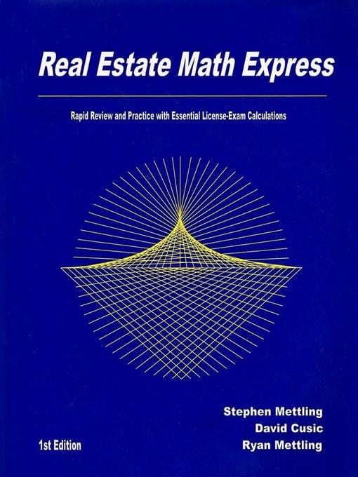 Title details for Real Estate Math Express by Stephen Mettling - Wait list